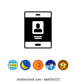 User interface simple icon