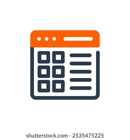 User Interface for Software as a Service Vector Icon