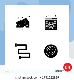  User Interface Solid Glyph Pack of modern Signs and Symbols of cheese; heating; supermarket; trophy; beat Editable Vector Design Elements