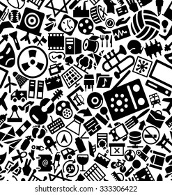 User Interface Solid Iconic Pattern