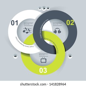 User interface template. Vector illustration. EPS 10.