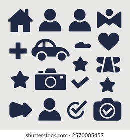 User interface, ux, uI icon set of web and mobile
