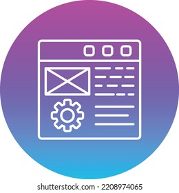 User Interface vector icon. Can be used for printing, mobile and web applications.