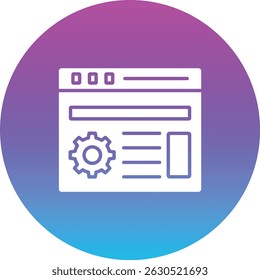 User Interface vector icon. Can be used for printing, mobile and web applications.