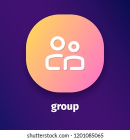 User interface vector icons for mobile and web