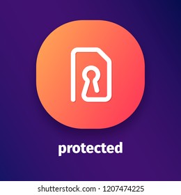 User interface vector icons for mobile and web