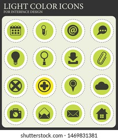 user interface vector icons for web and user interface design