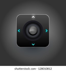 User interface web control icon