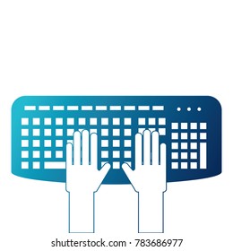 user with keyboard icon