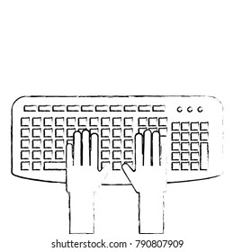 user with keyboard icon