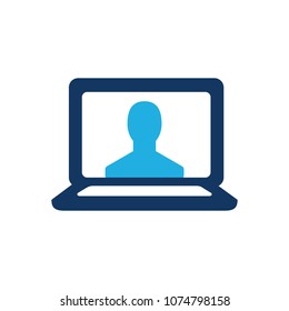 User Laptop Icon Design