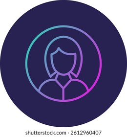 User Line Circle Gradient Style