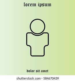 User line Icon