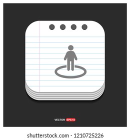 user location icon - Free vector icon