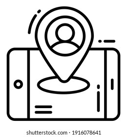 user location icon related Map location and navigation line icon. Traffic and travel vector icon.