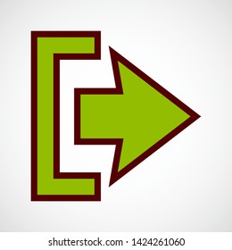 User Log Out Color Icon