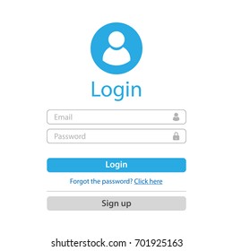 User login 