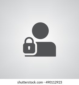 User login or authenticate icon illustration isolated vector sign symbol