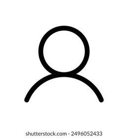 User login profile icon vector symbol