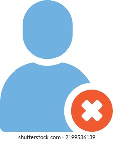 Icono de cierre de sesión del usuario, logotipo o símbolo