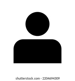 Icono de Cliente de usuario Persona firma ilustración de vector plano para interfaz de usuario de diseño de sitio web