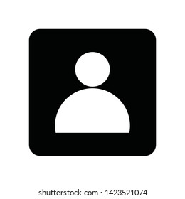 User Man Client icon sign business isolated