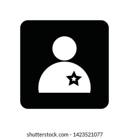 User Man Client icon sign business isolated