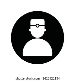 User Man Client icon sign business isolated