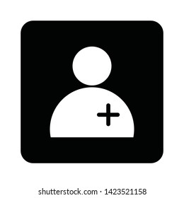 User Man Client icon sign business isolated