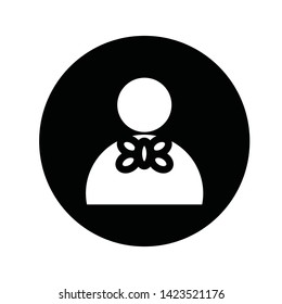 User Man Client icon sign business isolated