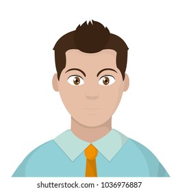 user man with elegant shirt design