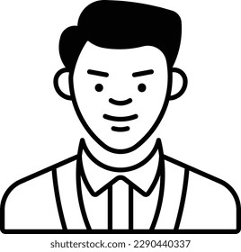 user man human avatar people Outline