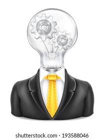 User Man Lightbulb Icon