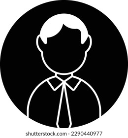 perfil de avatar del usuario man