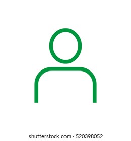 user, man, vector icon, eps10