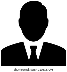 User man vector icon. Suitable for all devices, SEO, SMM, UX. Pixel precise design. Perfect for use in presentations, analytical reports, branding and many other. Use it on any surface