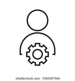 User management icon design. vector illustration