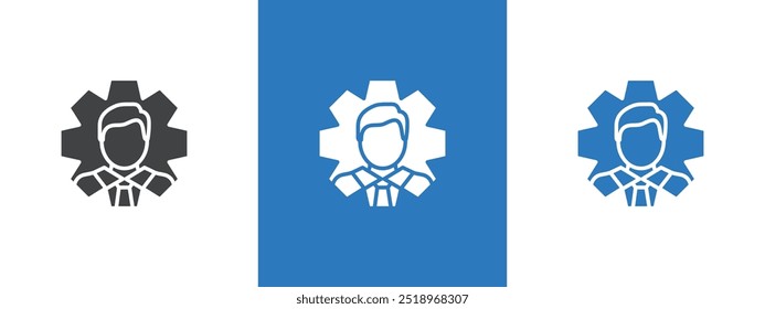 User Management Icon thin line illustration