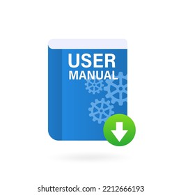 User Manual Book. Vector Illustration