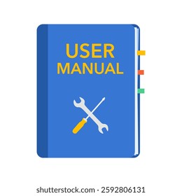 User manual illustration set. People characters reading and writing privacy policy and terms and conditions for guide instruction or manual book. Vector illustration.