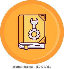 Manual do usuário Line vetor Icon Design