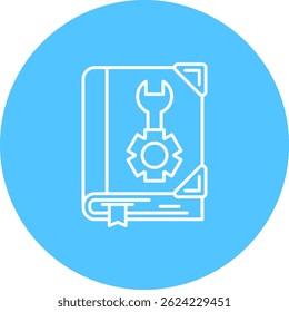 Manual do usuário Line vetor Icon Design