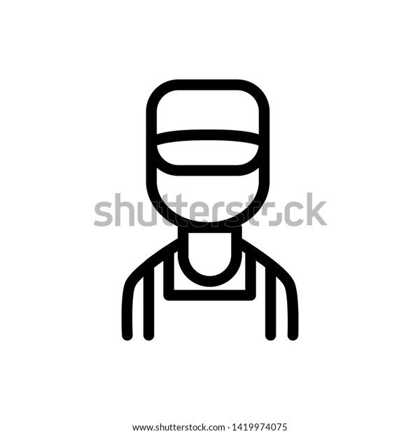 User mechanic vector\
tamplate logo