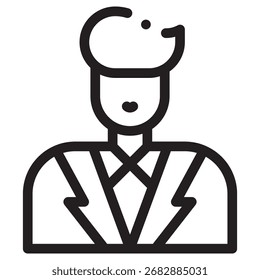 User Modern Vector Icon – Minimal Illustration Symbol Template for Web Mobile App UI Design