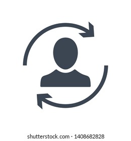 User Offer vector icon. Business, Finance, Technology icon