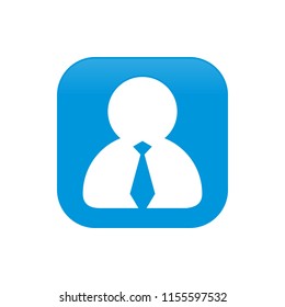 User Office Employee Businessman Abstract Icon Symbol Design