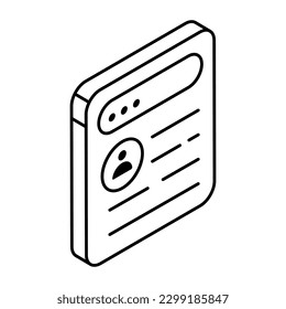         User on web page, icon of web account 