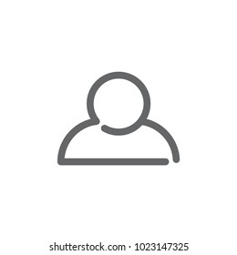 user outline icon people