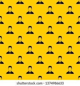 User pattern seamless vector repeat geometric yellow for any design