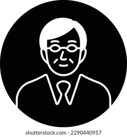 user people avatar account person Glyph